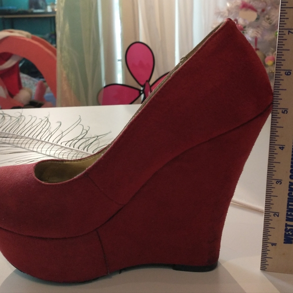 Vintage Platform Wedge Heels - Picture 3 of 3